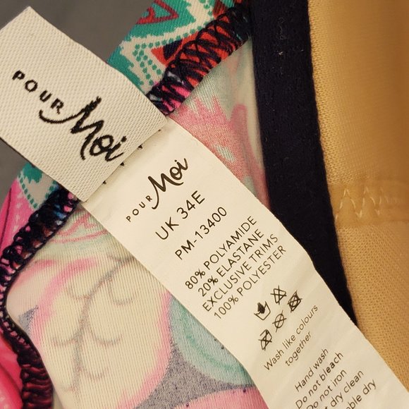 pack of 2 bikinis "Pour Moi UK" Havana Breeze and Sea Breeze 34E/10uk - Picture 12 of 16